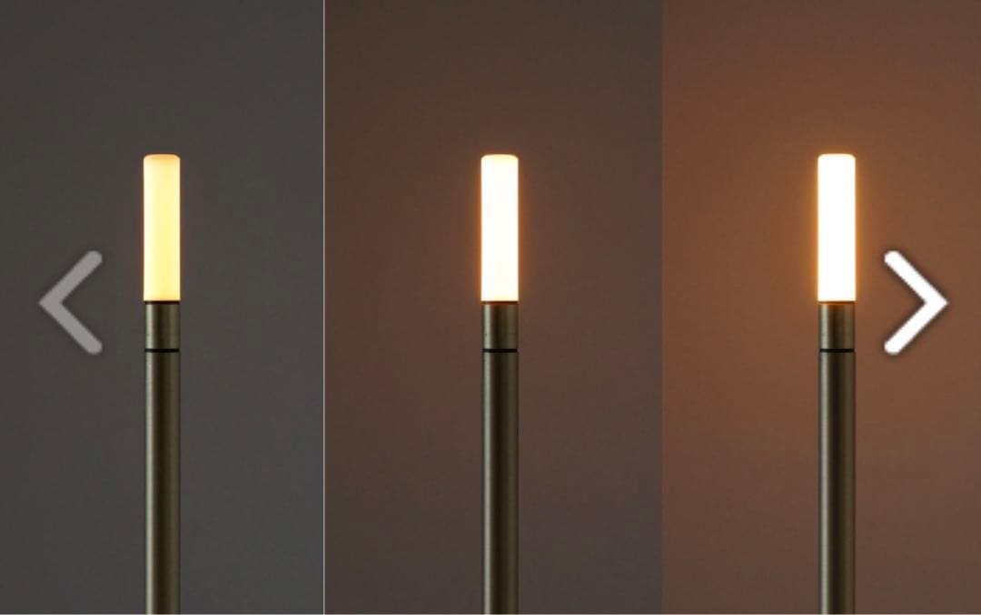 ロウソクスタイルのタッチセンサー式LED充電コードレスライト。クリスマスにも