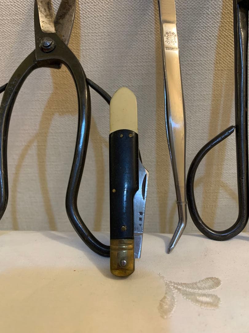 高級盆栽道具セット　6種類　ケース付き！　中古