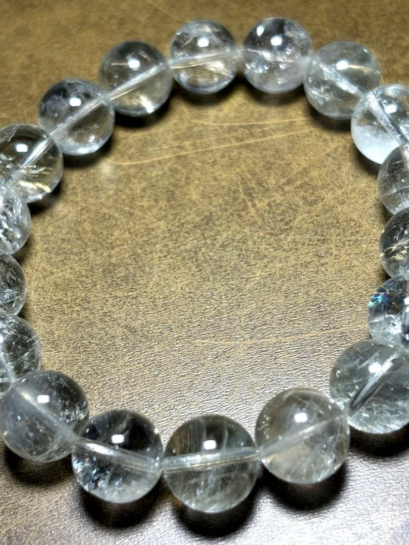 グリーンクォーツアゼツライトブレスレット11.3〜11.9㎜（新品未使用）高品質
