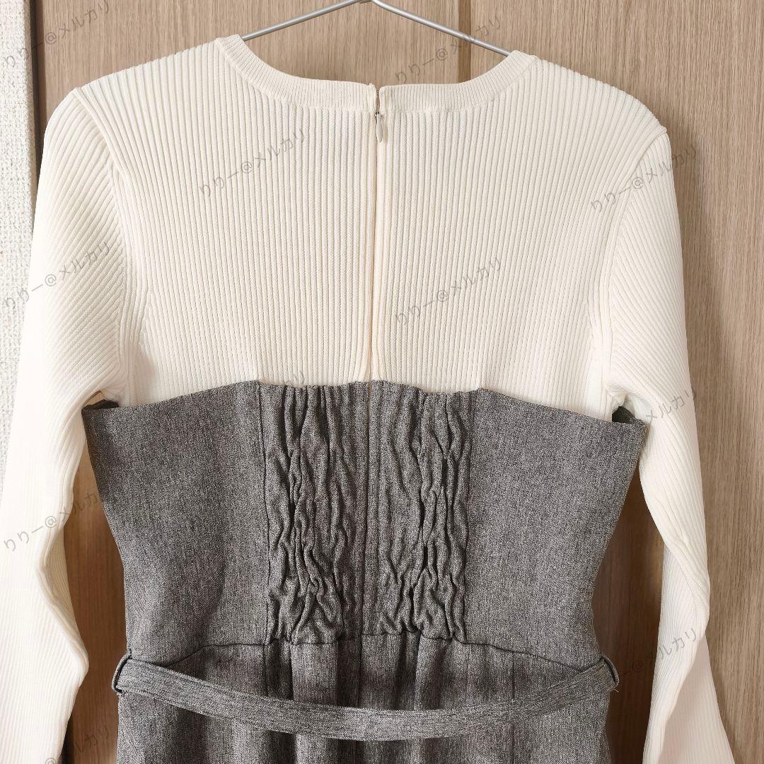 新品未使用・25AW現行・サイズ1　JUSGLITTY ベアドッキングワンピース