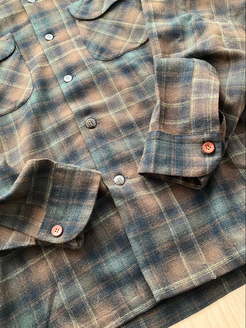 カ*エ様 Pendleton ペンドルトン　ボードシャツ　60s 50s オンブ