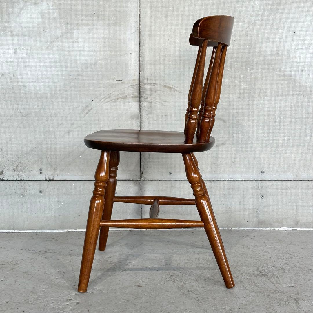★80s★ オールウッド 木製 スピンドル ウィンザーチェア ダイニングチェア