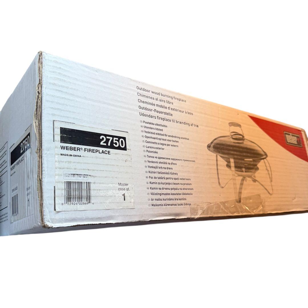 ウェーバー バーベキュー BBQ グリル ファイアープレイス 2750