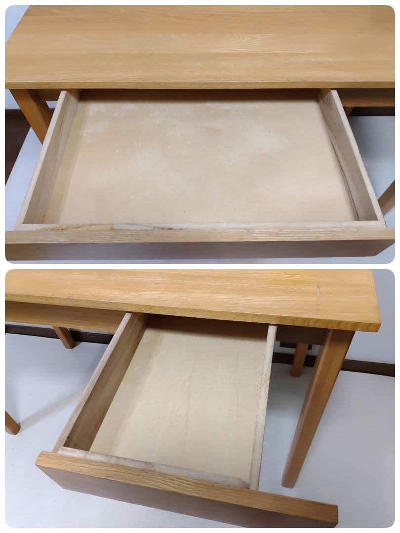 無印良品 良品計画 デスク 学習机 作業台 オーク材 送料無料