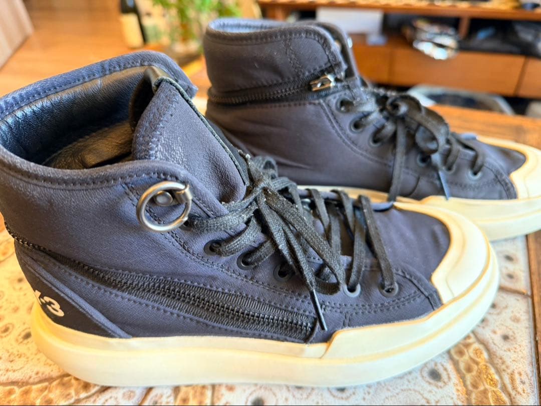【訳あり】Y-3 AJATU COURT HIGH ハイカットスニーカー 37
