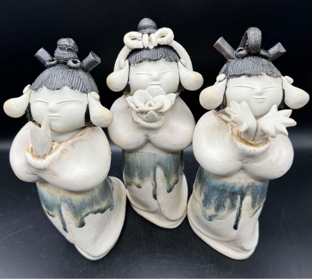 c512　砥部焼　森元青芳　念ずれば花ひらく