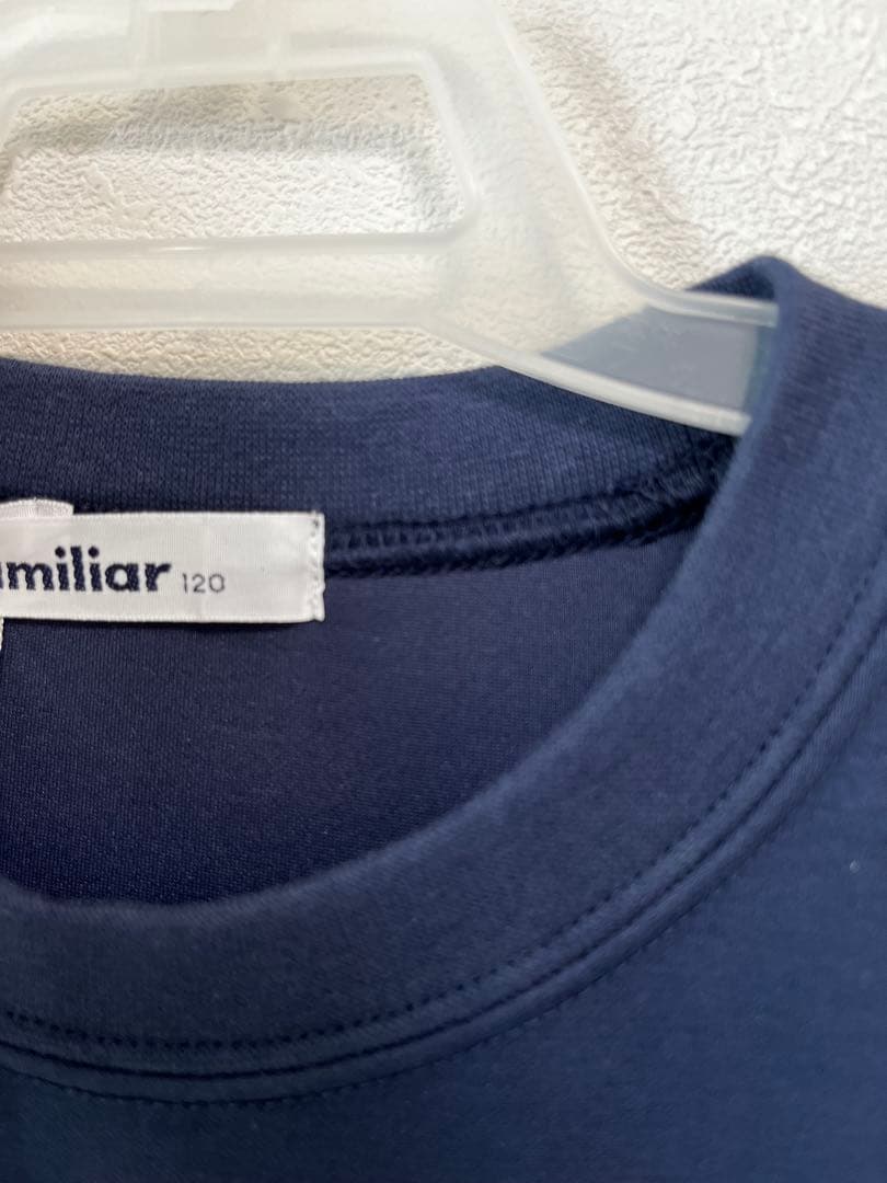 【新品未使用】familiar ワンピース120 現行品　半袖　ファミリア