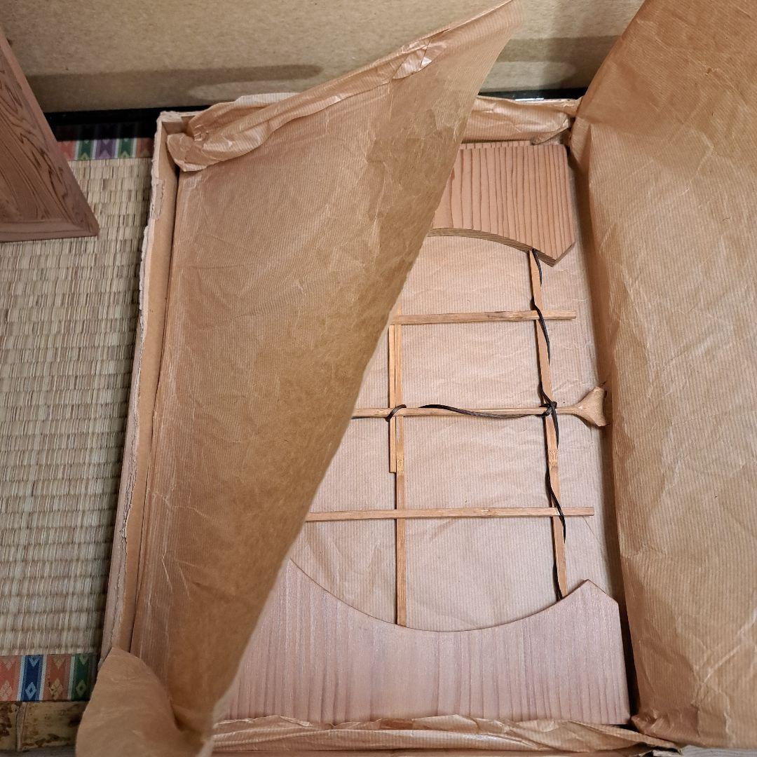 美品 茶道具 淡々斎好 溜精棚 組み立式 元箱