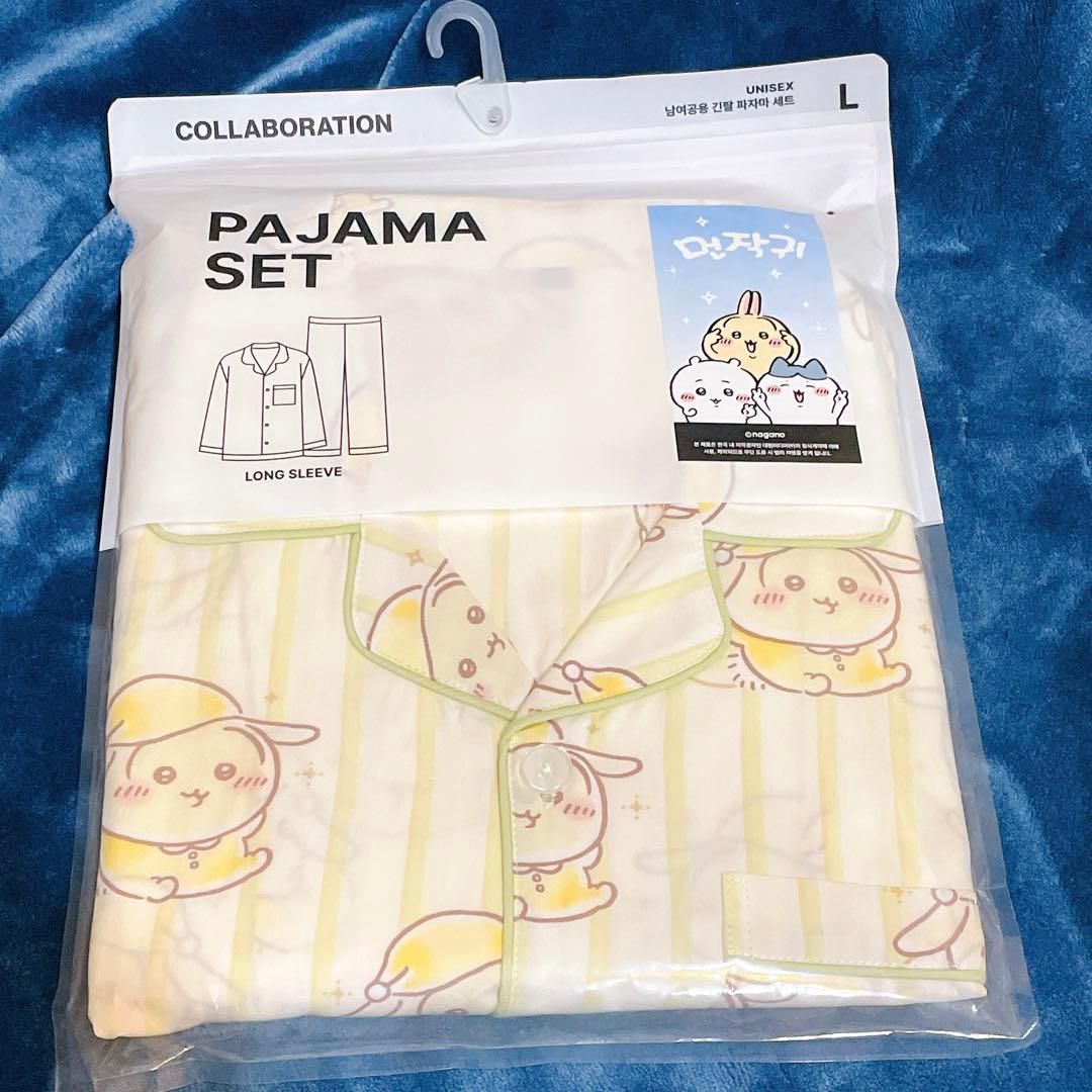 Sa様 パジャマ 長袖 ルームウェア L ウサギ ハチワレ