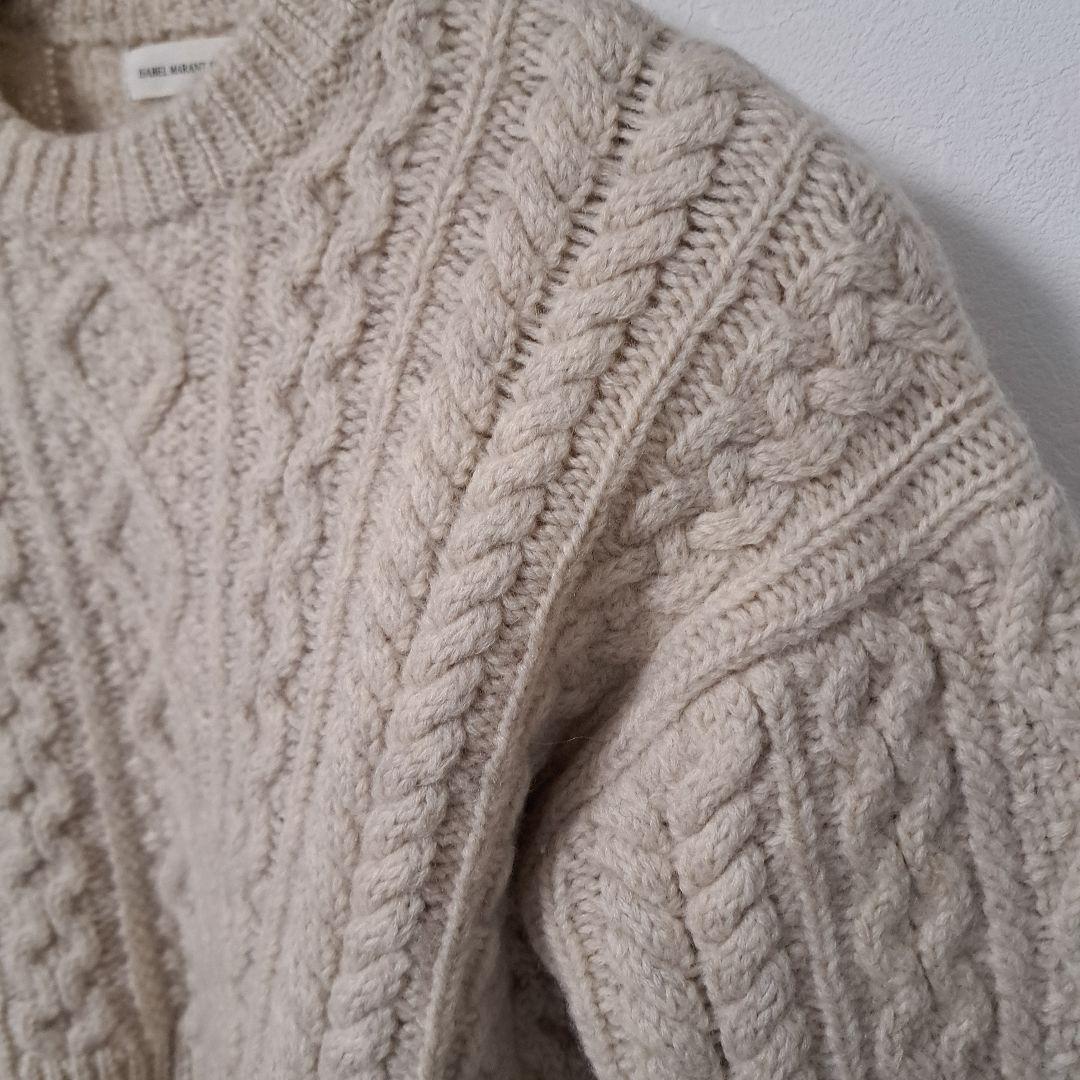 ISABEL MARANT ÉTOILEクロップドケーブルニットセーター34