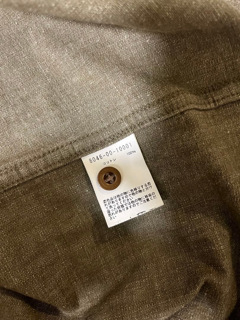 ナイジェルケーボン　フレンチアーミーシャツ