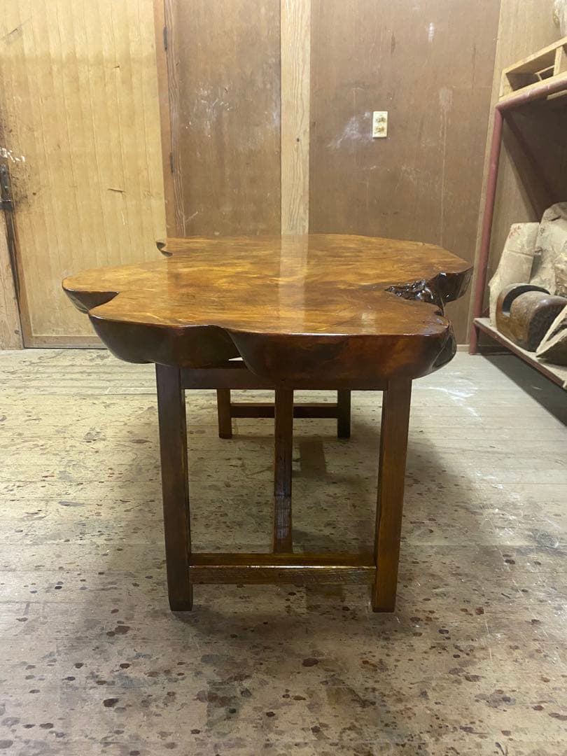 栃の木　天板　テーブル板　棚板　木材　DIY　天然木　一枚板　013