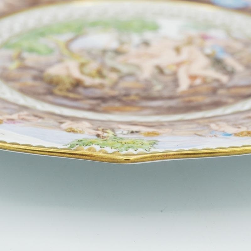 リチャードジノリ カポディモンテ プレート 22cm カラーレリーフ #2