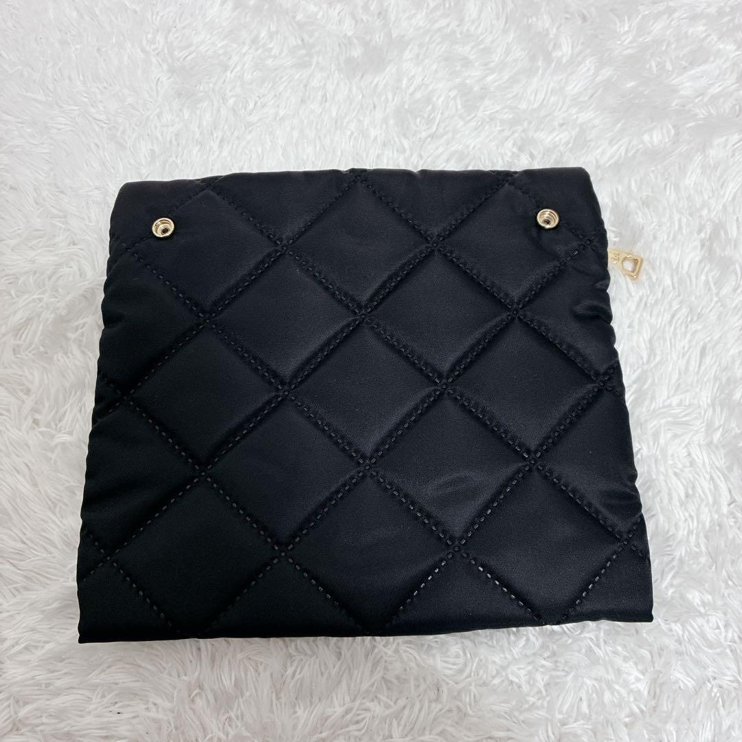 【美品】ローレンラルフローレン キルティング トートバッグ 金ロゴ ミニポーチ