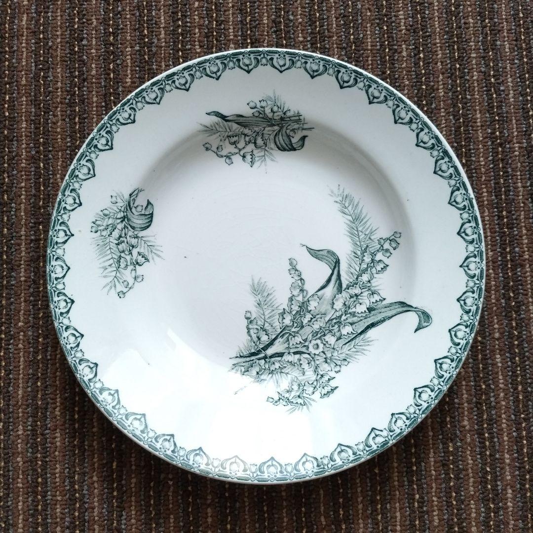 【美品】St.Amand　サンタマン　MUGUET　すずらん　デザート皿