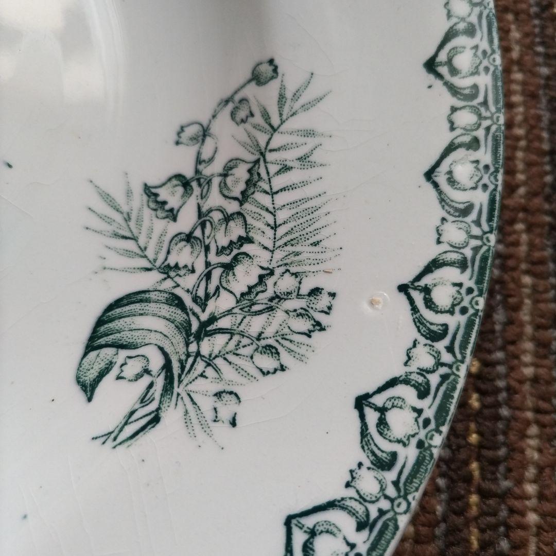 【美品】St.Amand　サンタマン　MUGUET　すずらん　デザート皿