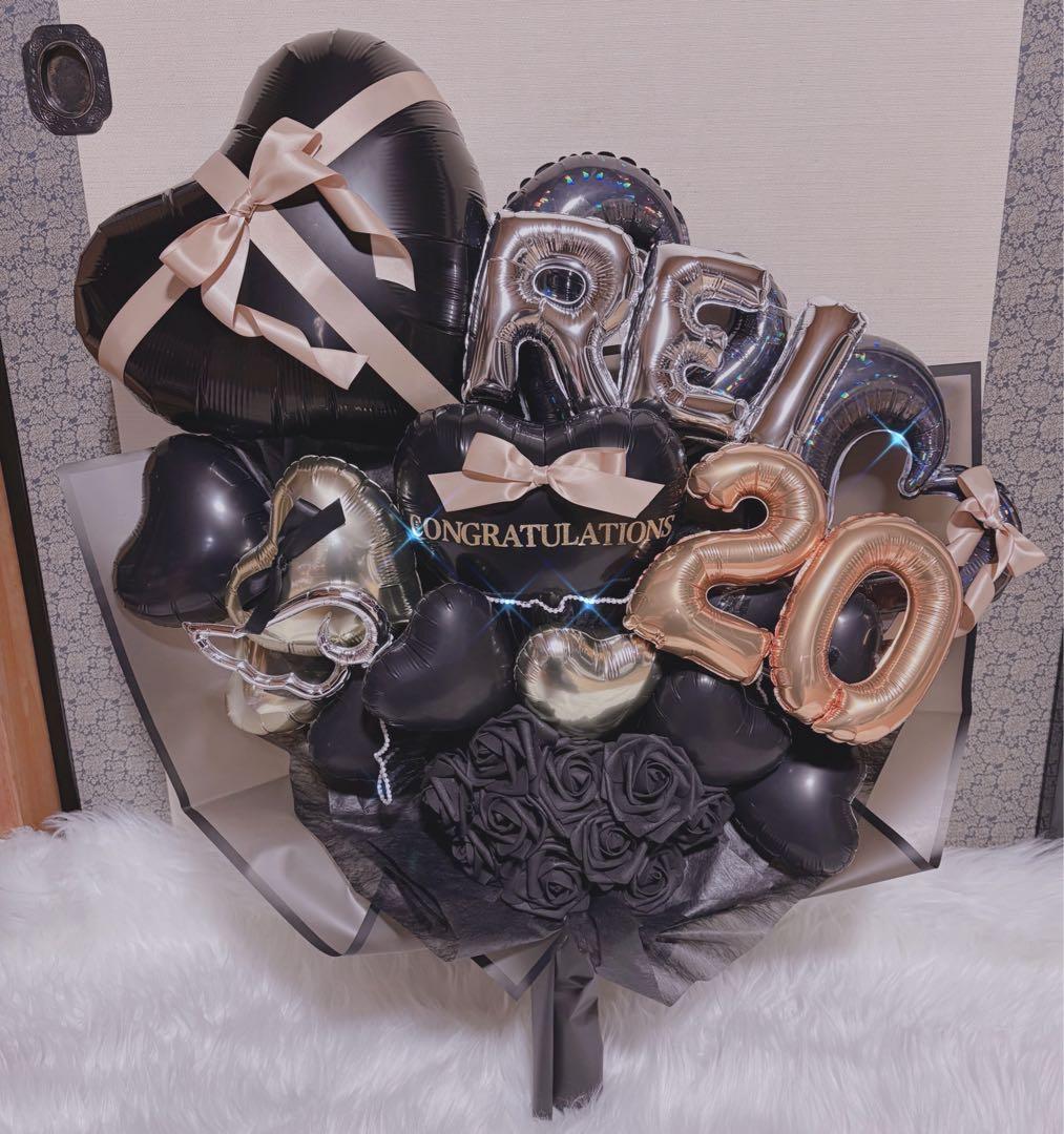 成人式ブーケ　オーダー　バルーンブーケ　バルーンギフト　花束　推し　生誕祭