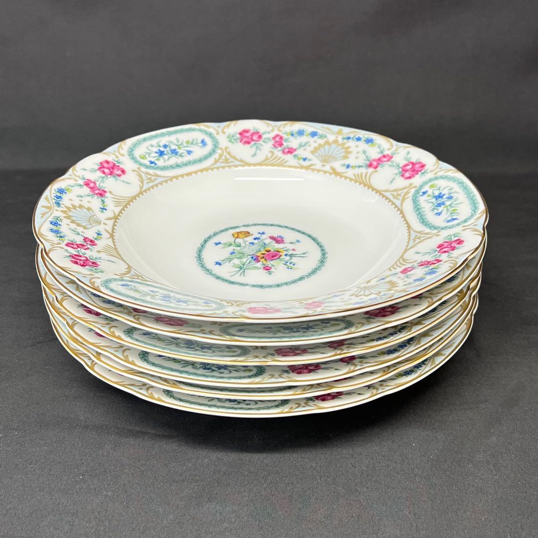 ベルナルド リモージュ VIGNY ヴィニー スーププレート 6枚　廃盤　希少