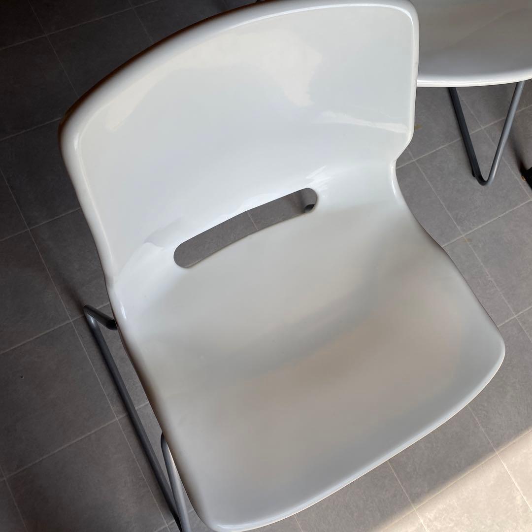 廃盤品　IKEA SNILLE スタッキングチェア　2脚　ミッドセンチュリー