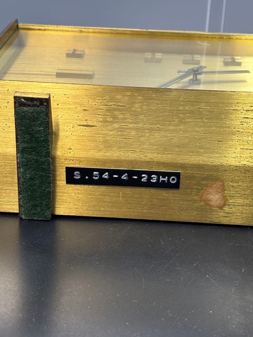 【稼働品】キンツレ KIENZLE ヴィンテージ置き時計 オートマチック ドイツ