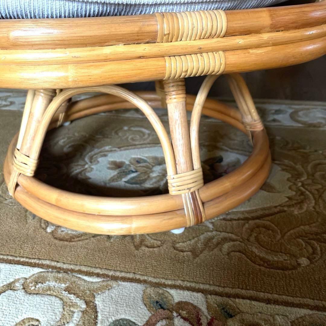 【商品】ラタンチェア 2脚セット ナチュラルウッド