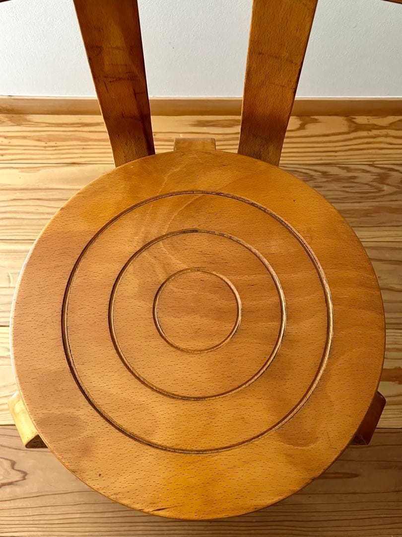 曲げ木スツール　送料込み