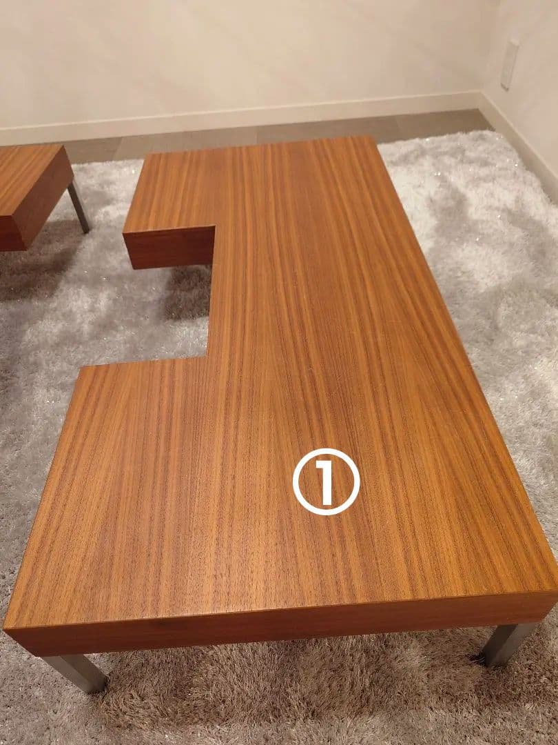 ACTUS porada パズル ローテーブル 【セット売り①】