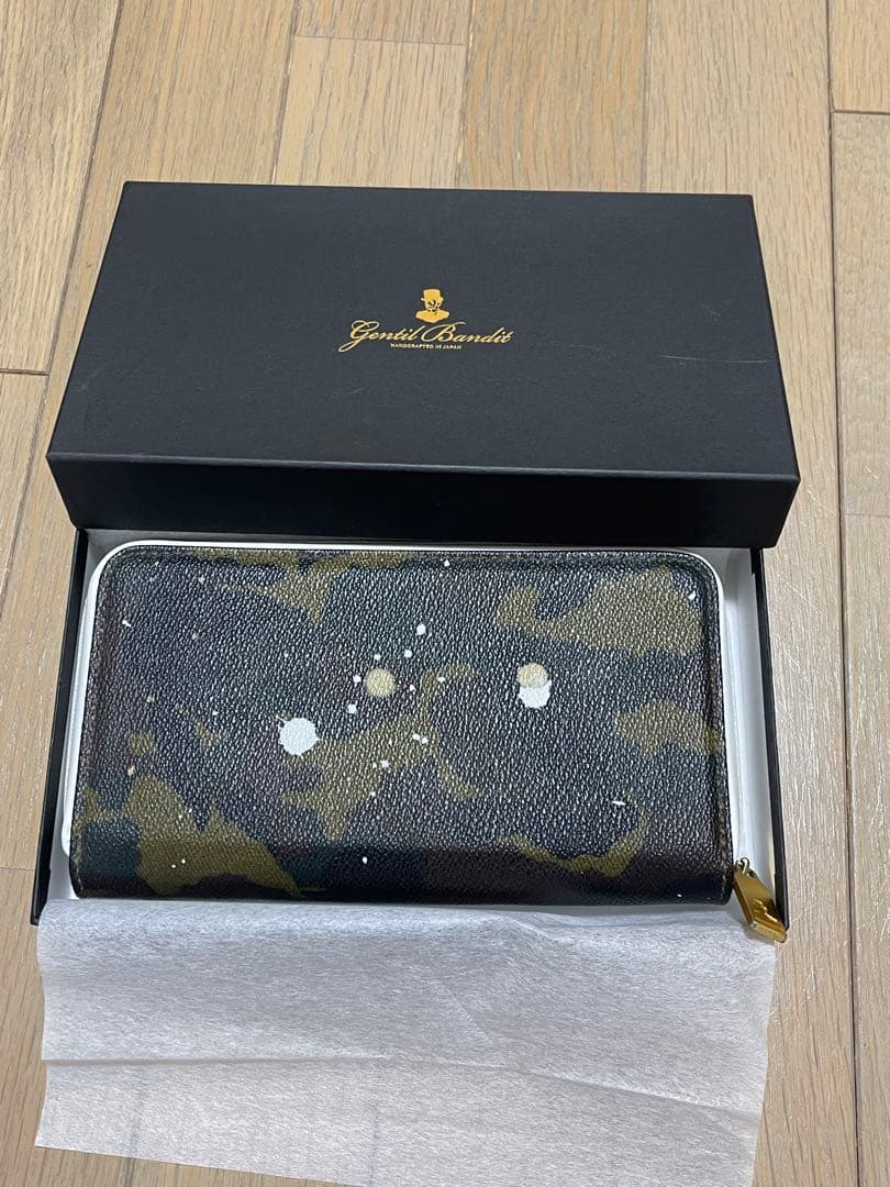 美品 GENTIL BANDIT ジャンティバンティ長財布 ラウンドファスナー