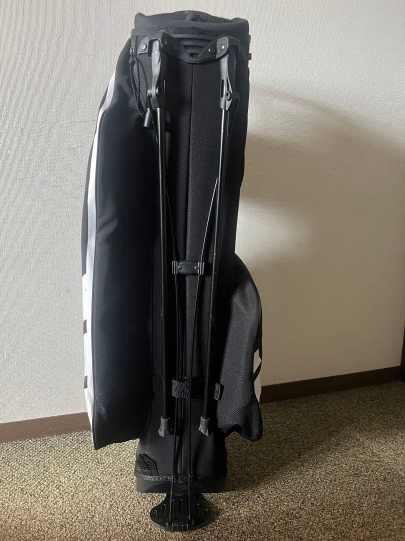 adidas アディダス スタンド式 スリムキャディバッグ【ブラック】
