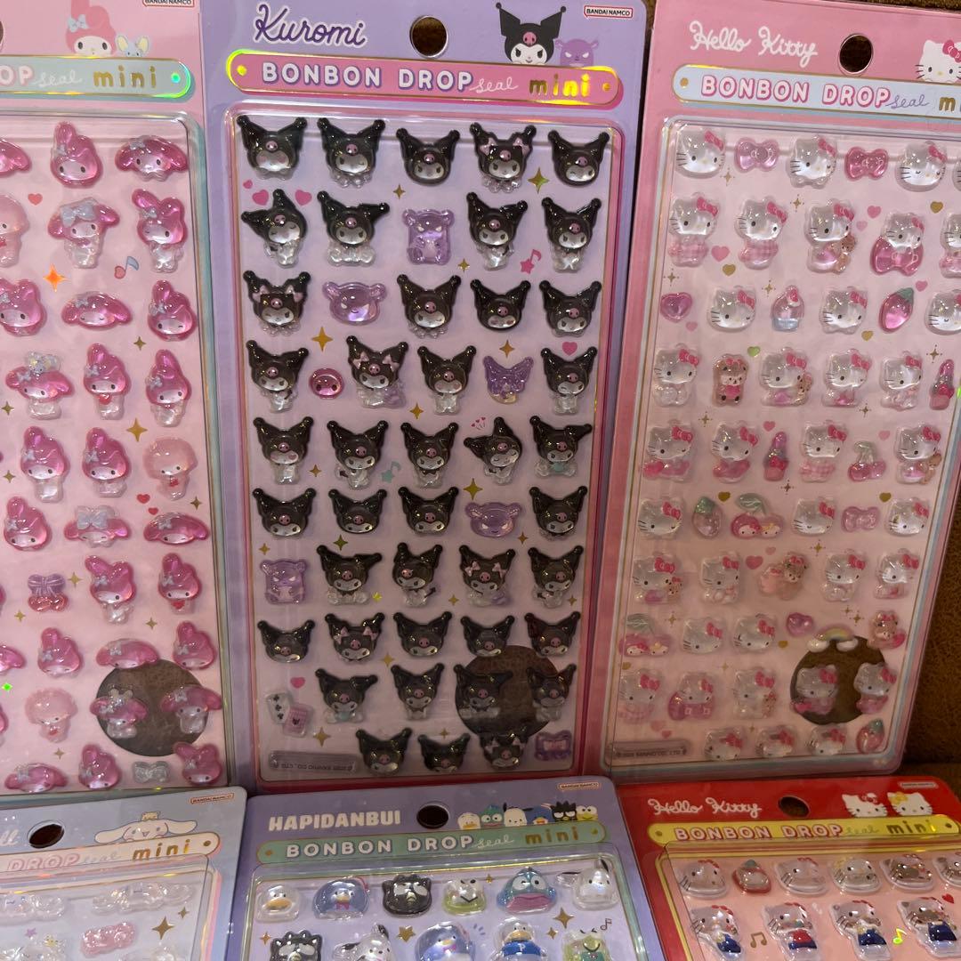 正規品サンリオミニ　ボンボンドロップシール8点