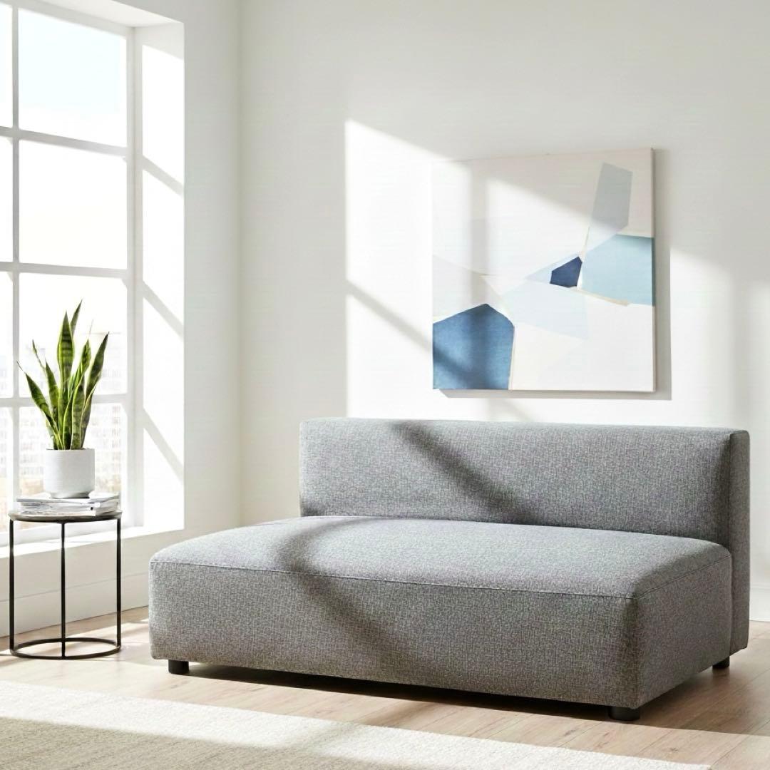 SPIGA スピガ LIBERO リベロ アームレス ソファ 2人がけ グレー