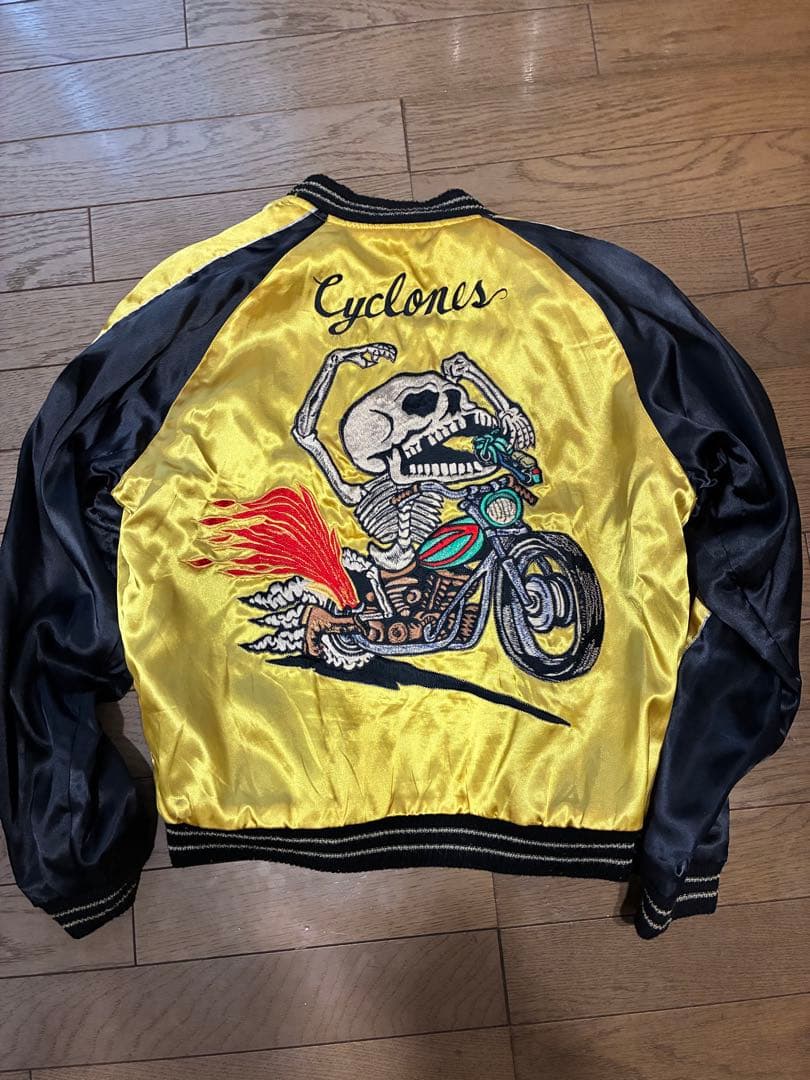 スカジャン　テーラー東洋　Eagle Cyclones TT11381 中古M