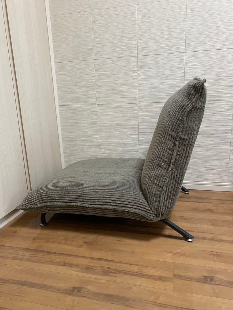 【再値下げ！】【１人用ソファ】コーデュロイ＆リクライニング付き