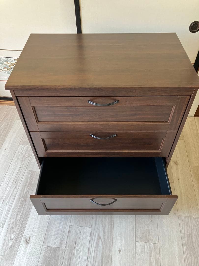 みんみ　IKEA 幅81cm SONGESAND ソンゲサンド 3段棚