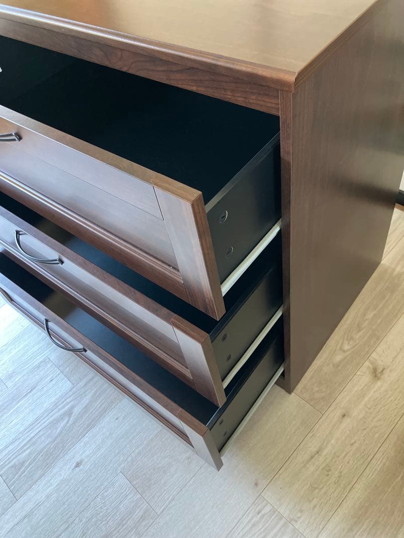 みんみ　IKEA 幅81cm SONGESAND ソンゲサンド 3段棚