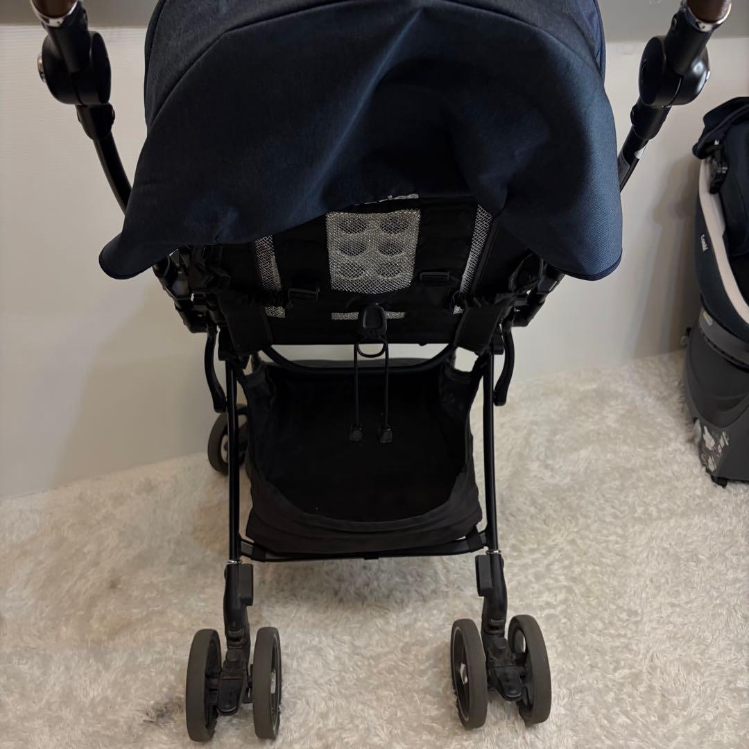 美品 Aprica アップリカ ラクーナビッテクッション　ベビーカー　レザー