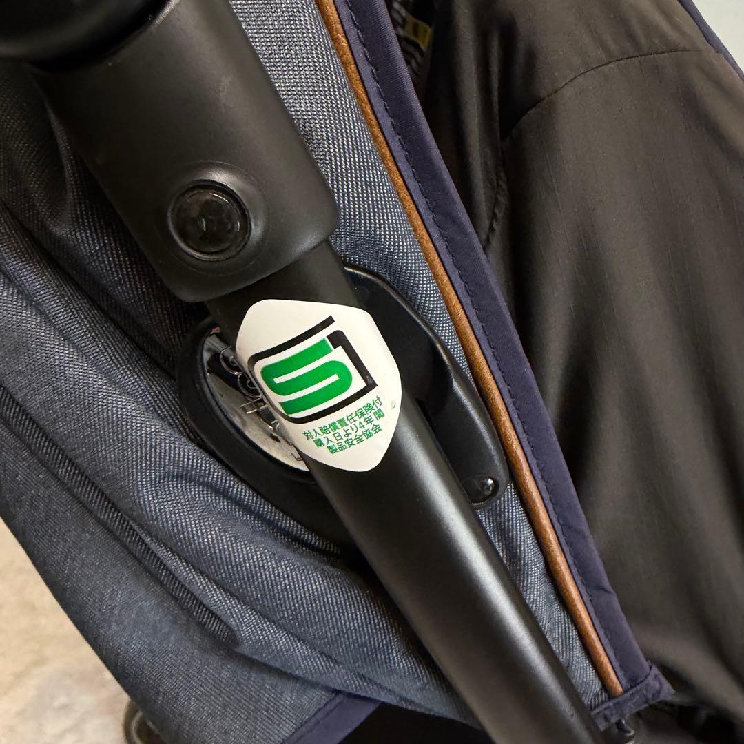 美品 Aprica アップリカ ラクーナビッテクッション　ベビーカー　レザー