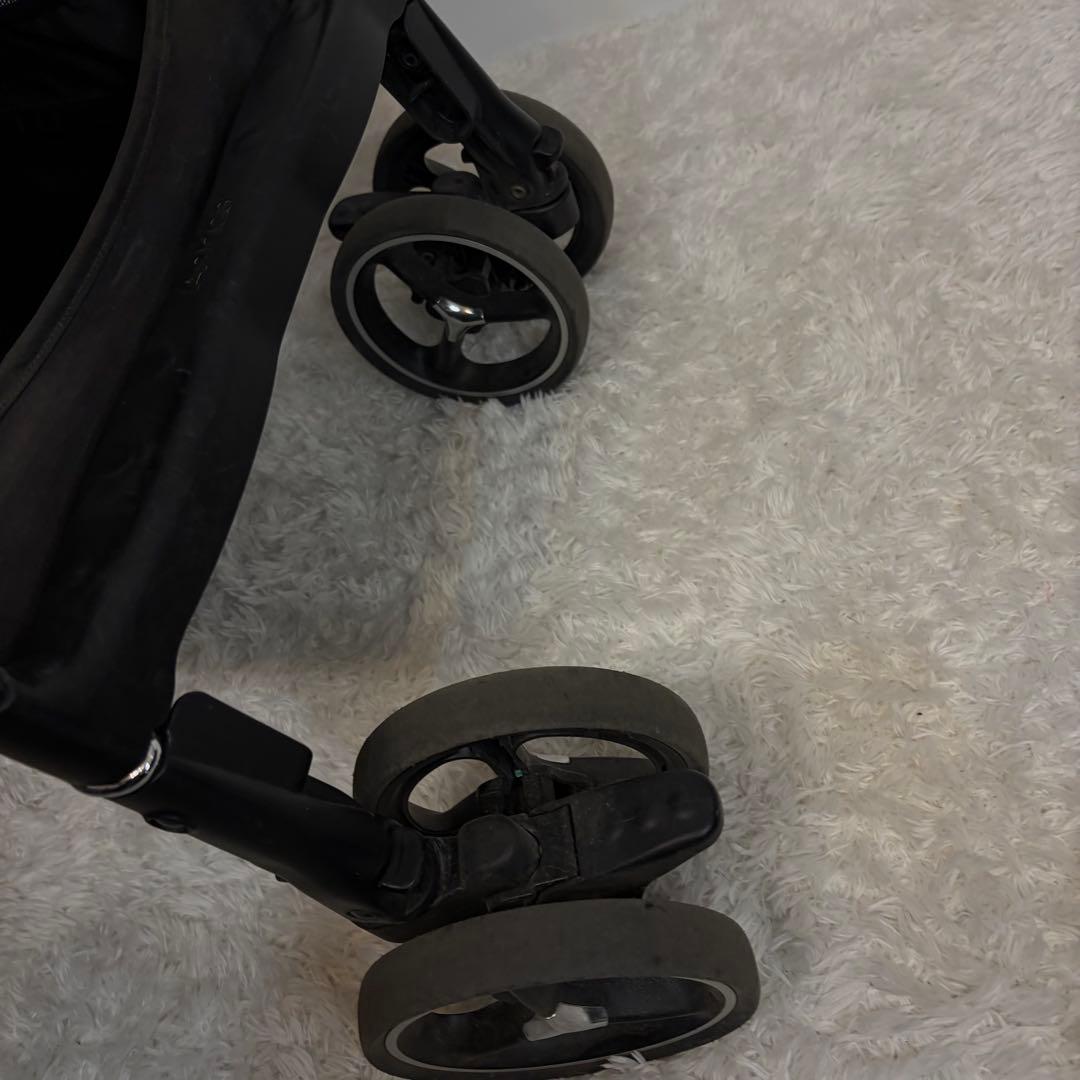 美品 Aprica アップリカ ラクーナビッテクッション　ベビーカー　レザー