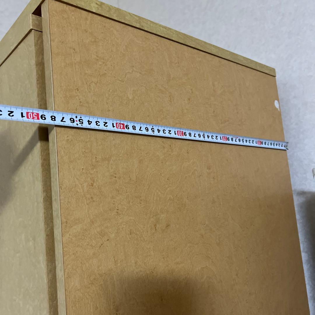 スライドキャスター式すき間収納本棚3列