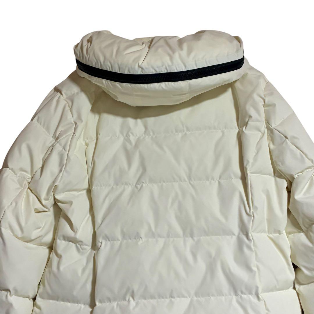 新品未使用 C.C. CROSS ダウンコート 白 38 フーディ 秋冬