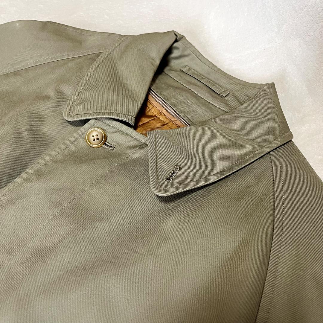 値下げ！【美品】バーバリー ステンカラーコート L位 玉虫色 ライナー チェック