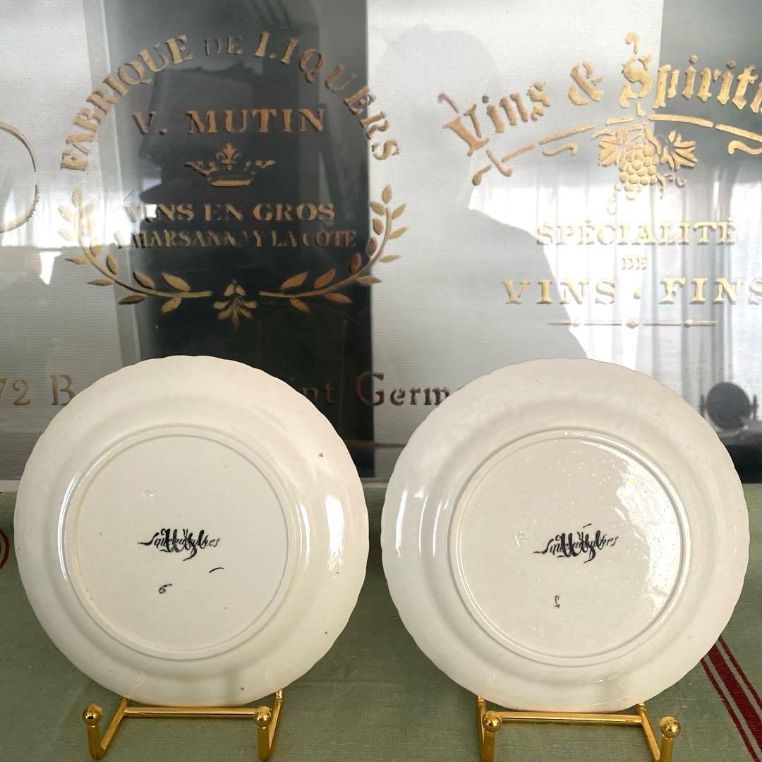 Sarreguemines　ルイ15世　プレートセットフランスアンティーク【A】