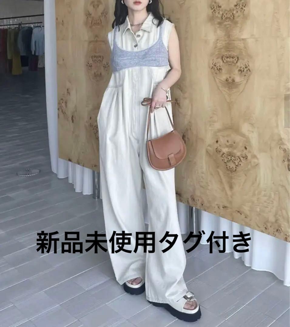 AMERI VINTAGE DENIM WIDE ROMPERS 新品未使用