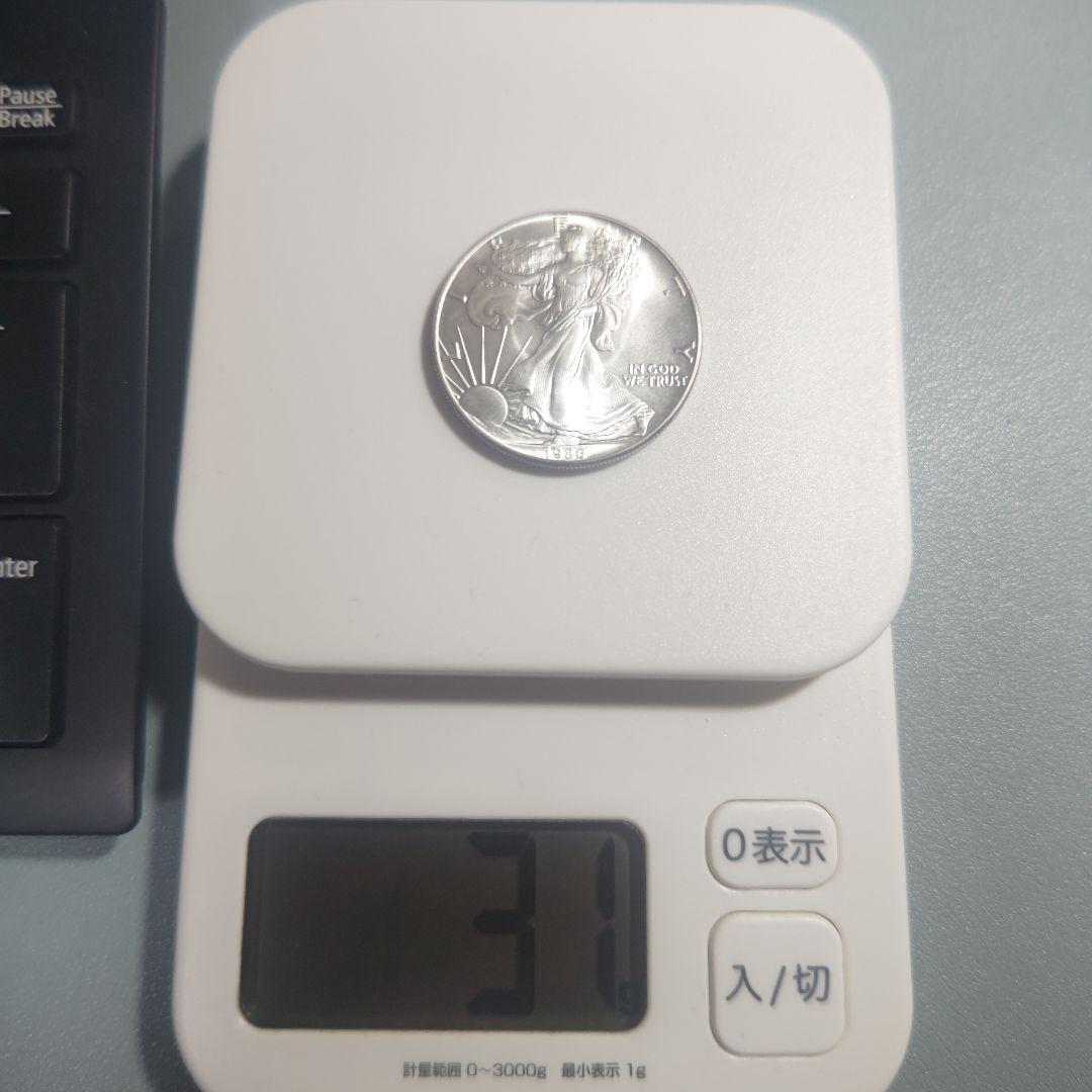 ● 1986年初年度 ウォーキングリバティ 1ドル イーグル銀貨 1オンス ●