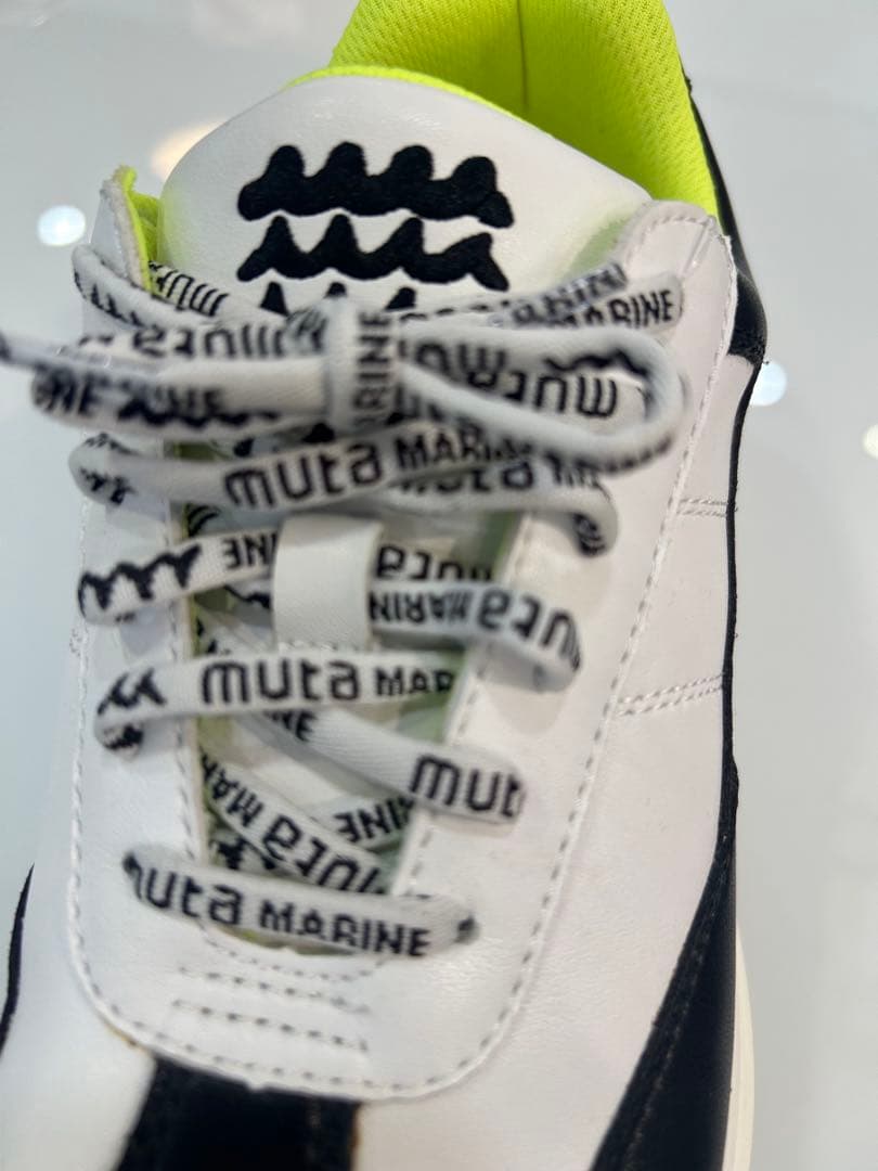 MUTA MARINE ゴルフシューズ 黒/白/黄緑