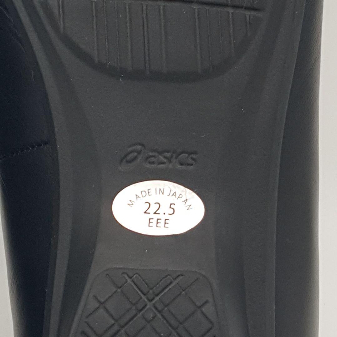 アシックス PEDALA レザー ストラップ付きパンプス コンフォートシューズ