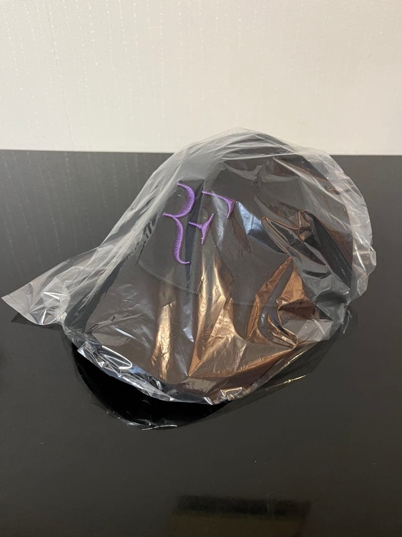 タグ付き・未使用品　ユニクロ　フェデラー　2022 パープル　帽子　キャップ