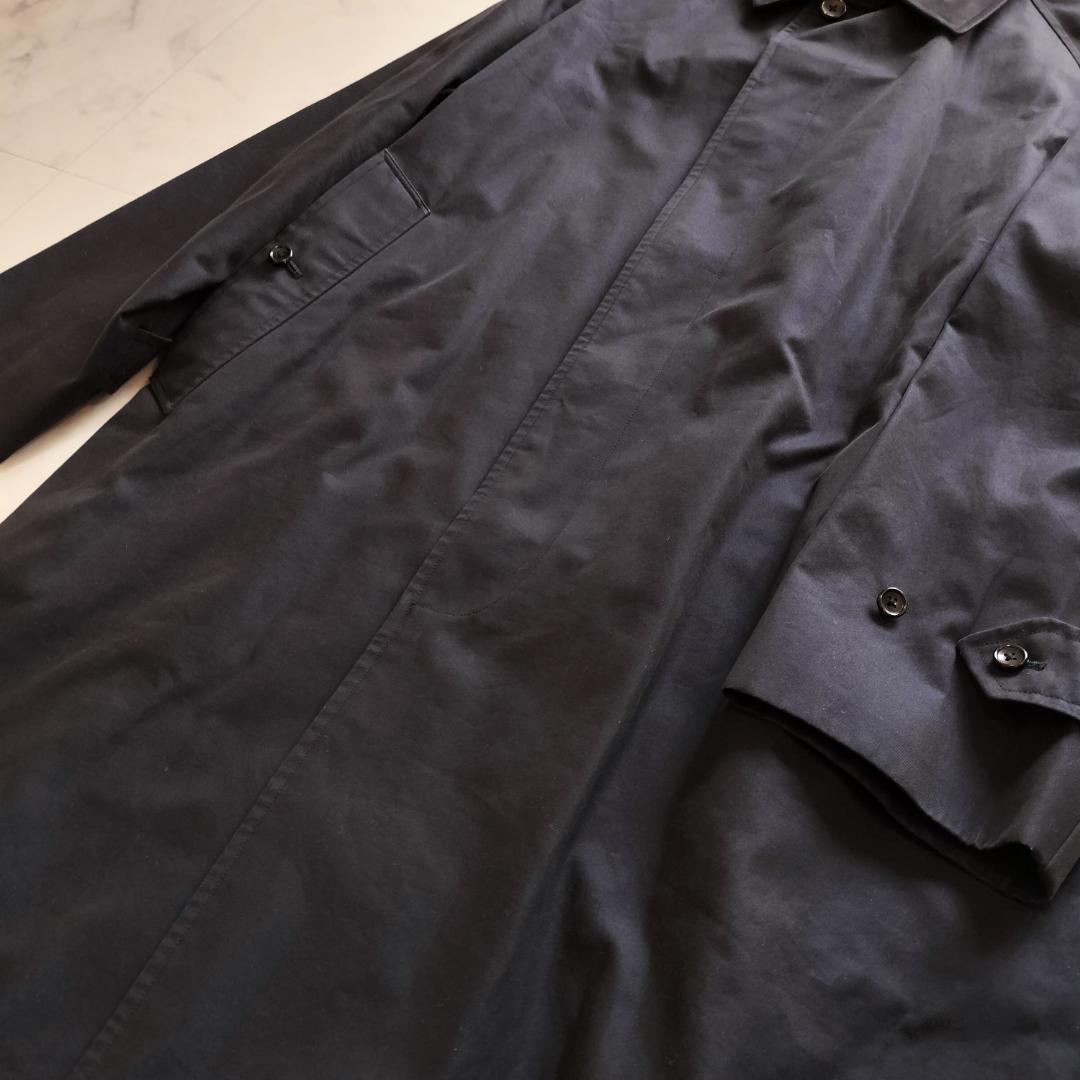 アナトミカ 一枚袖シングルラグランコート 46 M ネイビー ステンカラーコート