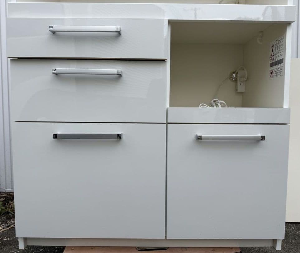 パモウナ 食器棚・キッチンボード　幅90cm