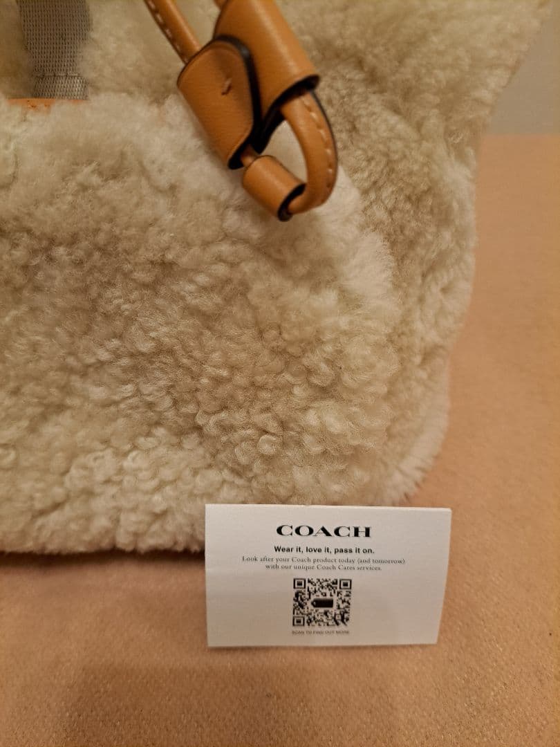 専用極美品コーチムートンリュック